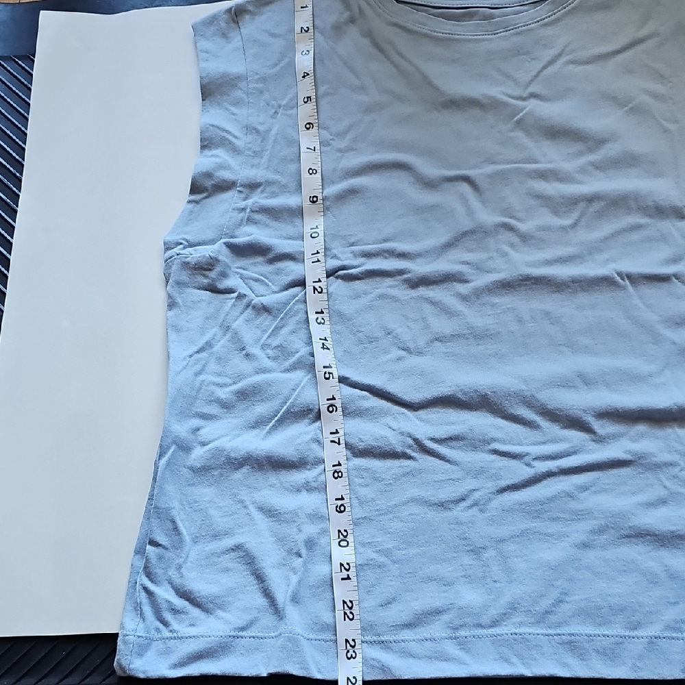 A New Day Duo: Light Blue and Light Green Tees - Large - Picture 5 of 5
